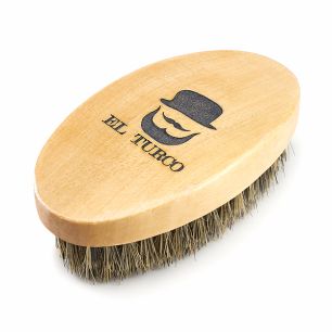 Perie de barba cu maner de lemn