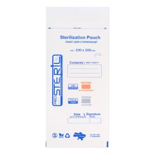 Pungi sterilizare din hartie 100x200mm set 100buc