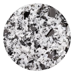 Mix confetti alb negru