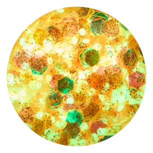 Sclipici fluorescent Luminous Nights Gold