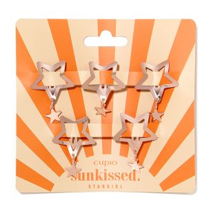 Set 5 agrafe de par metalice Cupio Sunkissed. - Stargirl 