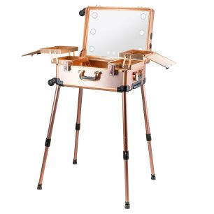 Statie profesionala de make-up Cupio PRO Rose Gold