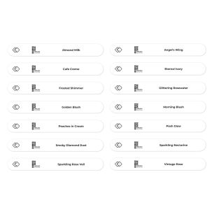 Sticker paletar set Rubber Base Timeless Collection