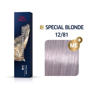 Vopsea de par Wella Professionals Koleston Perfect 12/81 Blond Special Albastrui Cenusiu