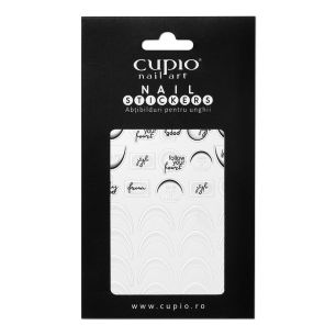 Abtibild pentru unghii Cupio French - All White