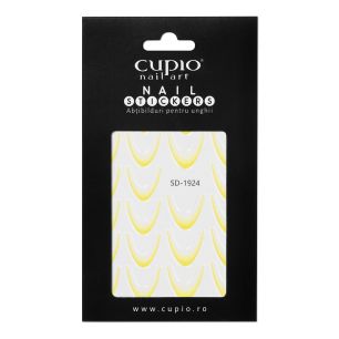 Abtibild pentru unghii Cupio French - Yellow