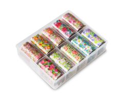 Folie de transfer set 10 Romantic Flower
