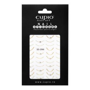 Sticker pentru unghii Cupio - Gold crystal