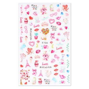 Abtibild unghii Love F706