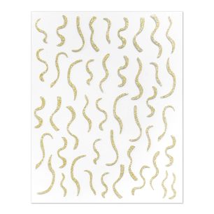 Abtibild pentru unghii Shiny Gold #14