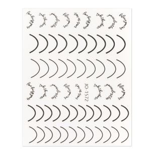 Abtibild pentru unghii Black 1572