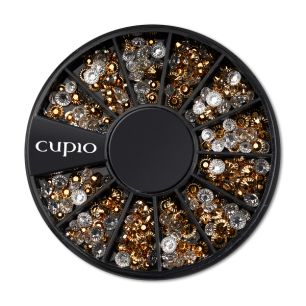 Carusel mini pietricele zimtate Gold