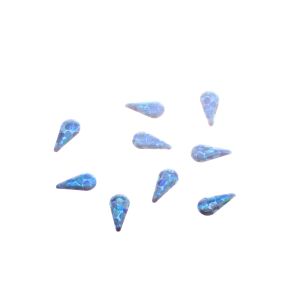 Ornamente metalice Lacrima Turcoaz