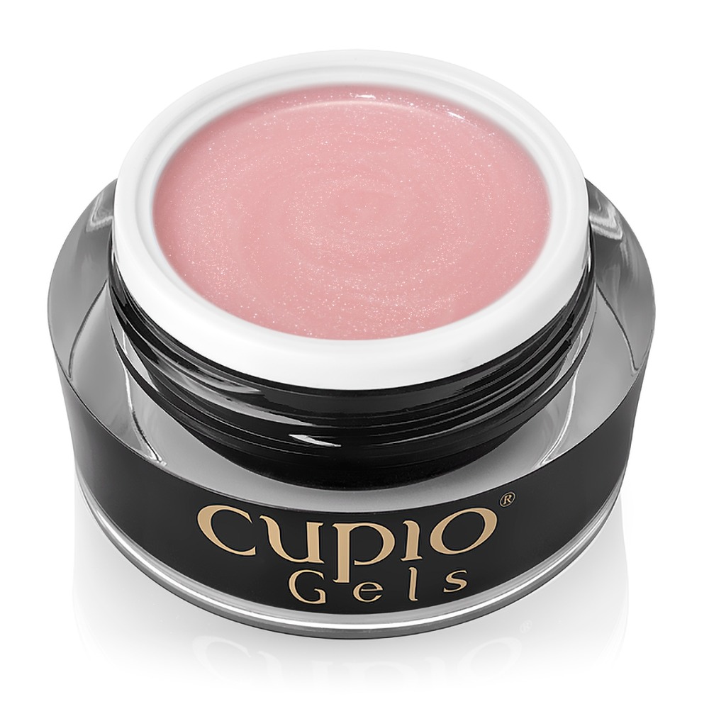Gel pentru tehnica fara pilire Cupio - Make-Up Fiber Shimmer Petal 50 ml