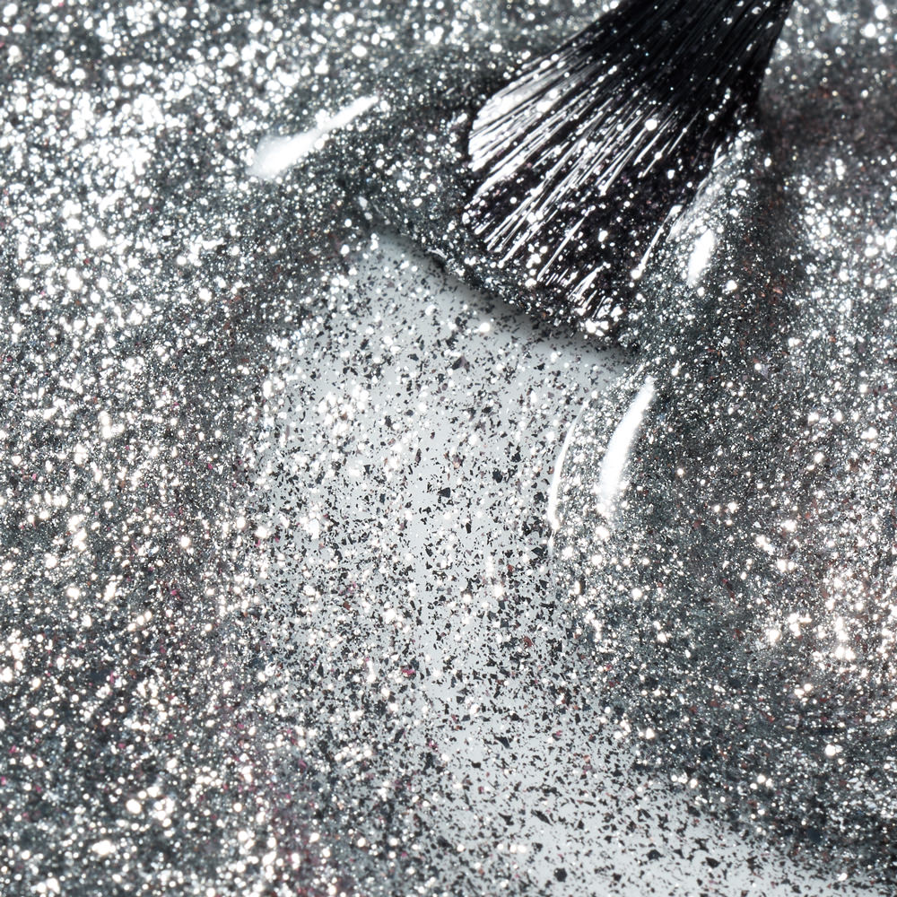 Oja semipermanenta Cupio Effect X Collection - Sparkling Divas Silver Clutch 8ml