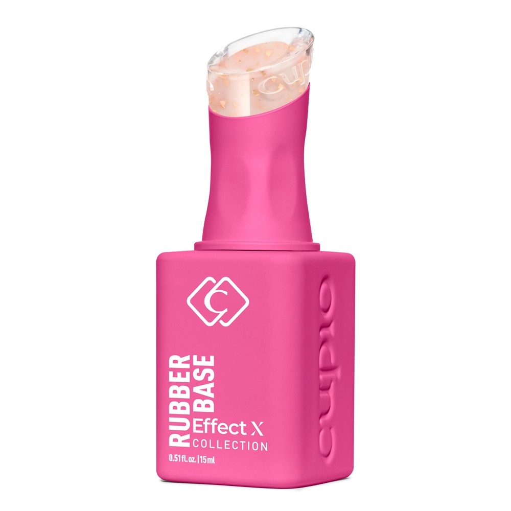 Rubber Base Cupio Effect X Perfect Flakes - Golden Touch 15ml