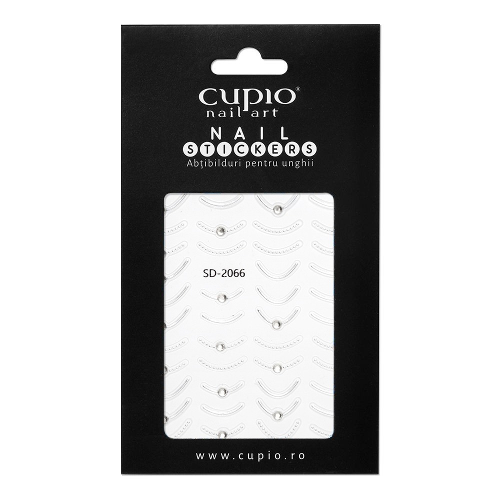 Sticker pentru unghii Cupio - Silver crystal